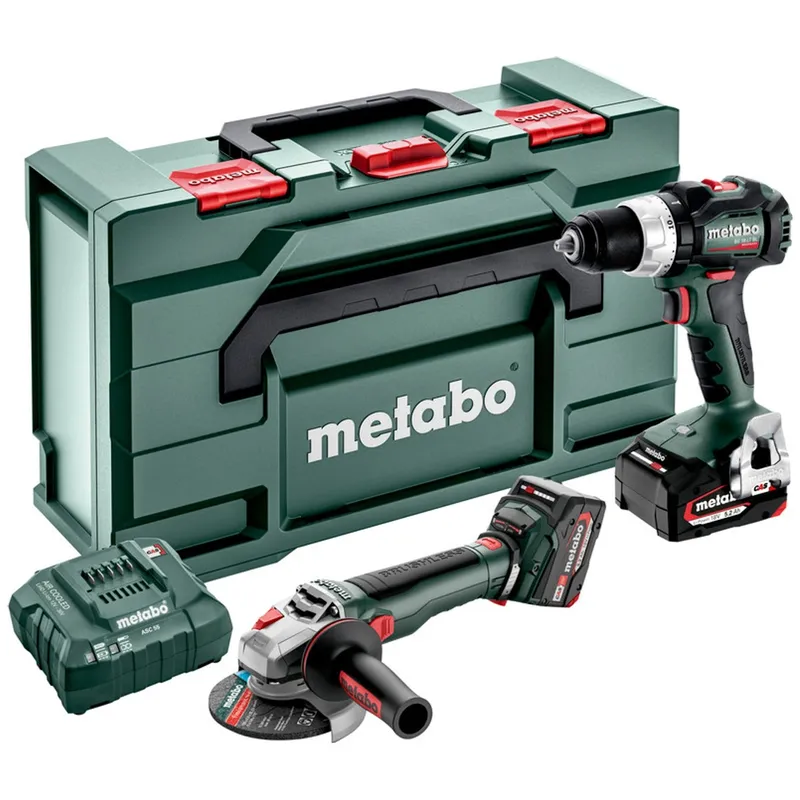 Metabo Metabo Akku Combo Set 2.9.4 18 V, BS 18 LT BL + WB 18 LT BL 11-125 Quick, metaBOX 165 L – Produktbild 1 von 1
