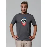 watapparel watapparel T-Shirt Unisex Waschbär, Anthracite, – Produktbild 1 von 1