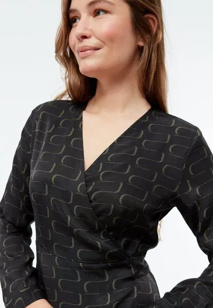 Givn Berlin Givn Berlin Wickelkleid GBVIRGINIA aus TENCEL mit Peach-Effekt, Rose, – Produktbild 4 von 5
