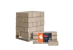 HEIZFUXX Holzbriketts RUF Red Holzbriketts Hartholz, 300 kg, (Palette, 30-St) – Produktbild 1 von 1