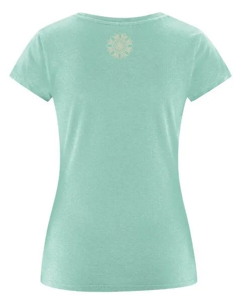 HempAge HempAge Damen Yoga T-Shirt Hanf/Bio-Baumwolle, Sage(grün), – Produktbild 4 von 4