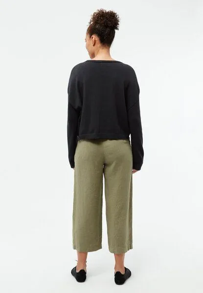 Givn Berlin Givn Berlin Culotte GBFAY aus Leinen, Faded olive (linen), – Produktbild 3 von 4