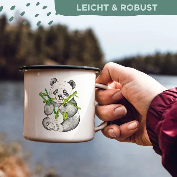 LIGARTI Emaille Tasse – Pedro – LIGARTI Tiermanufaktur – Produktbild 4 von 4