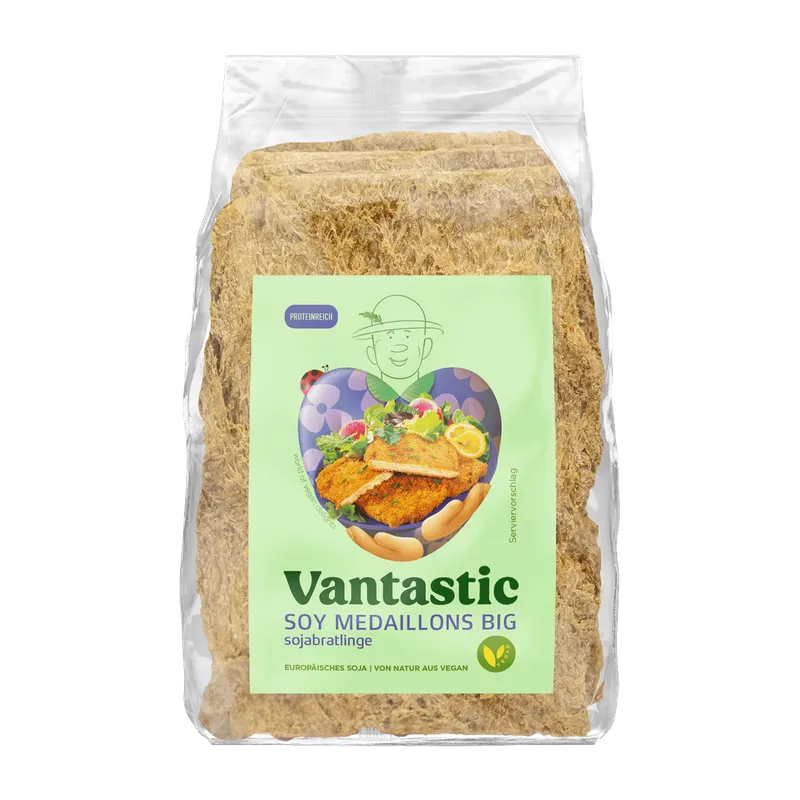 Soy Medaillons Big, Sojabratlinge,, 140g – Produktbild 1 von 1