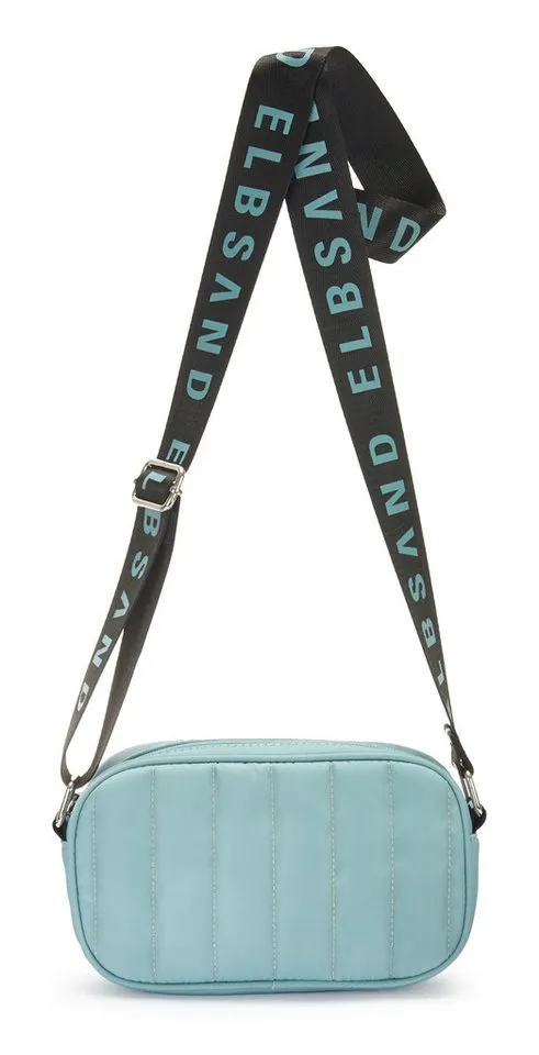 Elbsand Elbsand Umhängetasche Minibag, Crossbody Bag, Damentasche, Schultertasche, Handtasche Damen zum Umhängen aus weichem Material mit Steppung VEGAN, Blau, – Produktbild 5 von 5