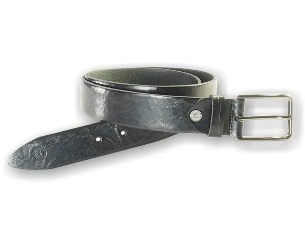 Greenbelts Greenbelts Herren Ledergürtel BRAY, Schwarz, – Produktbild 5 von 6