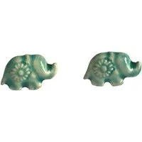 Schönes aus Indochina Schönes aus Indochina Schmuck Ohrstecker Elefant Keramik – Produktbild 1 von 1