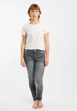 TORLAND TORLAND Damen vegan Skinny Jeans Rosa Grau – Produktbild 1 von 1