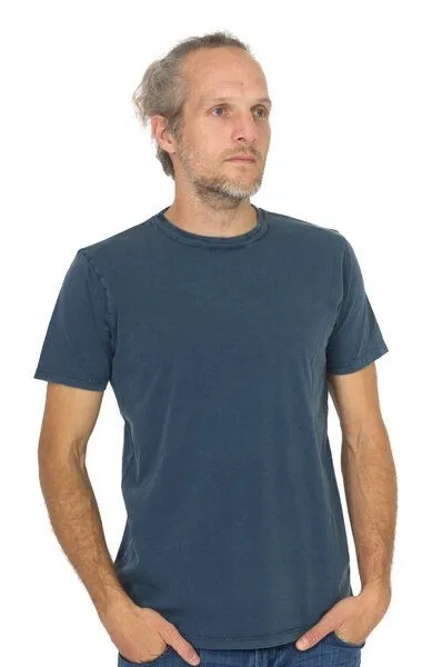 Life-Tree Life-Tree Shirt aus Biobaumwolle für Herren "Basic", Blau, – Produktbild 1 von 5