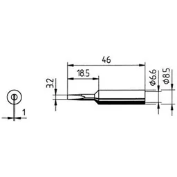 Sonstige Sonstige ERSA Ersatz-Lötspitze Meißel 3,2 mm SB ERSA – Produktbild 1 von 1