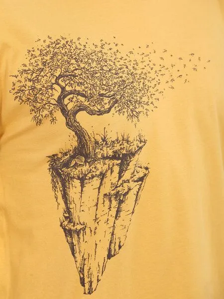 Life-Tree Life-Tree Longsleeve aus Biobaumwolle Fairwear für Herren Maple Island, Gelb, – Produktbild 4 von 5
