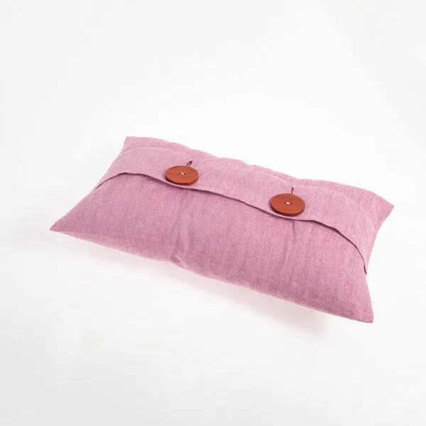 HängemattenGlück HängemattenGlück Sofakissen mit Latex & Kapok Füllung, Rose, – Produktbild 1 von 4