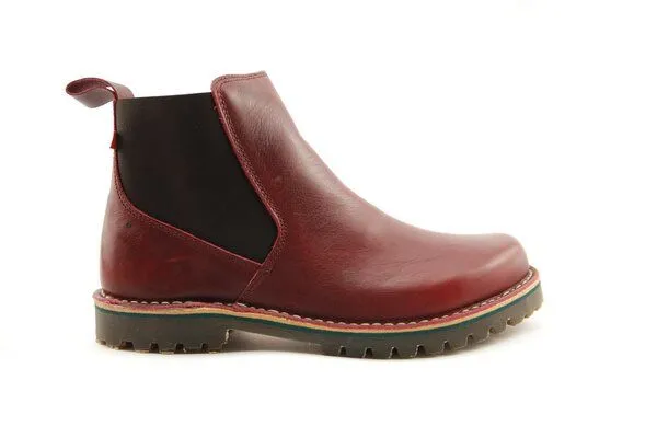 Grünbein Shoes Grünbein Shoes Chelsea Boots Susanne Naturform burgundy – Produktbild 2 von 2
