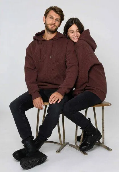THOKKTHOKK ThokkThokk Unisex Hoodie TT1044 Structured unifarben aus Bio-Baumwolle, Fir tree (grün), – Produktbild 2 von 4