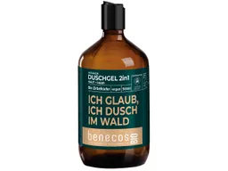 Benecos benecos Bio-Herren-Duschgel 2-in-1 mit Bio-Zirbelkiefer, 500 ml – Produktbild 1 von 1