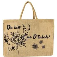 Domelo Domelo große Jute Einkaufskorb, Vegane Einkaufstasche nachhaltige Handtasche/ Shopper – Produktbild 1 von 1