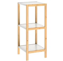 Casaria® Casaria® Badregal, Bambus 3 Ablagen 80x33x34 cm Holz Badezimmer Badregal Holzregal – Produktbild 1 von 1