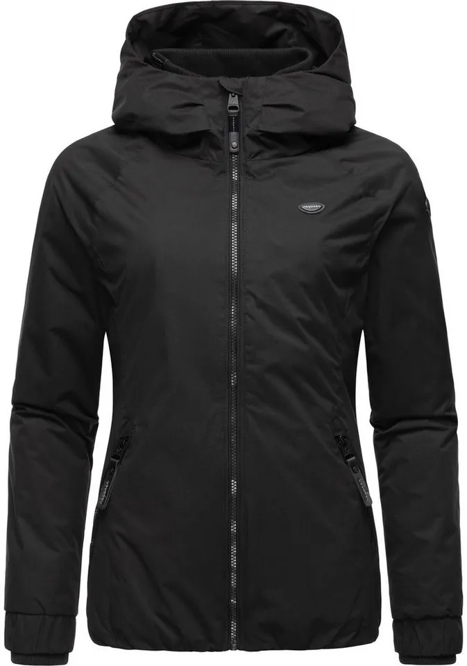 ragwear ragwear Winterjacke Dizzie Winter wasserdichte Outdoorjacke mit Kapuze für den Winter, Schwarz, – Produktbild 5 von 5