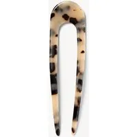 JAN N JUNE JAN N JUNE MACHETE French HAIR PIN aus Acetat, Blonde tortoise (braun), – Produktbild 1 von 1