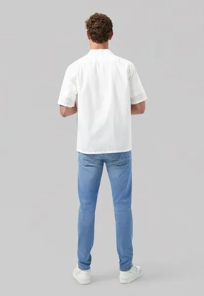 MUD Jeans MUD Jeans Jeans Regular Daily Dunn Comfort aus einem Baumwolle / Tencel Mix, Old stone (blau), – Produktbild 3 von 4