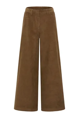 Tranquillo Cordhose Paolaa aus Biobaumwolle - taupe / 40 – Produktbild 1 von 1