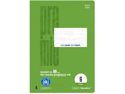 Staufen Staufen Schulheft "premio" DIN A5, 32 Blatt, 90 g/m², Lineatur 6 – Produktbild 1 von 1