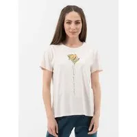 ORGANICATION ORGANICATION T-Shirt aus Bio-Baumwolle mit Blume-Print – Produktbild 1 von 1