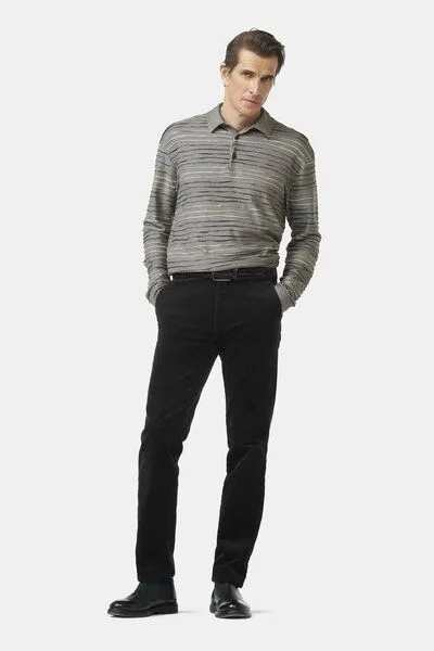 Meyer MEYER ACTIVE Cord Chino, Schwarz (schwarz), – Produktbild 2 von 4