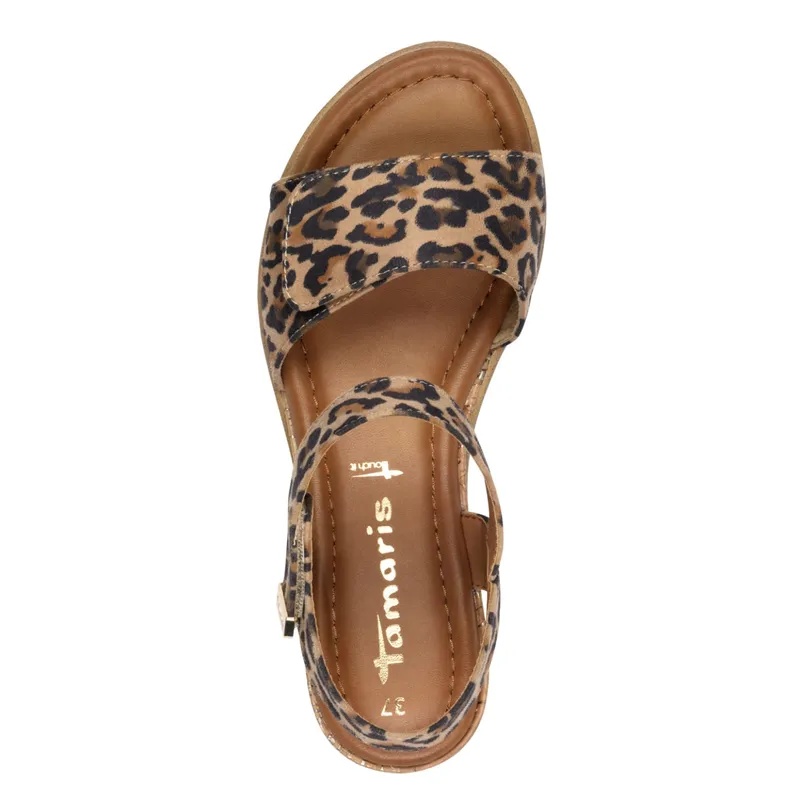 Tamaris Tamaris Da.-Sandalette für Damen, animal, Größe 41 EU, Animal, – Produktbild 3 von 5