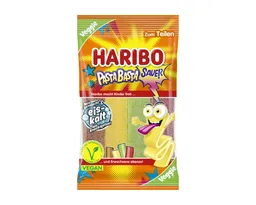 Haribo Haribo Pasta Basta sauer vegan 160g - Extrasaure Fruchtgummi-Streifen - Veganer Nasch-Spaß - 4 leckere Sorten - Sour Adventure free. Extrasaure Für – Produktbild 1 von 1