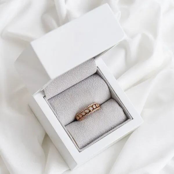 Eppi Eppi Ring mit Lab Grown Diamanten Daan, Weiss, – Produktbild 4 von 4