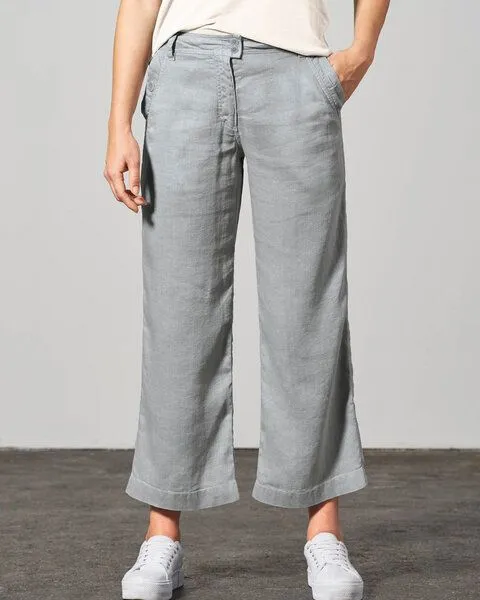 HempAge Hempage Damen Highrise 7/8-Culotte Hanf/Biobaumwolle, Quartz(grau), – Produktbild 1 von 4