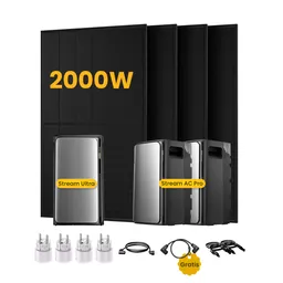 EcoFlow EcoFlow Stream Ultra, All-in-One Speicher für Balkonkraftwerke, mit 4 x 500 Bifaziale Solarmodule, by Powerness - Stream Ultra + 2 x Stream AC Pro | 5760Wh / 4 x Smart Plug / Standardversand – Produktbild 1 von 1