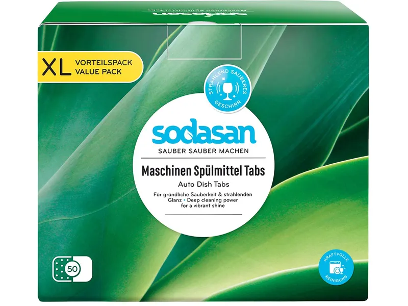 Sodasan Sodasan Spülmaschinentabs XL (50 Stück) – Produktbild 1 von 2