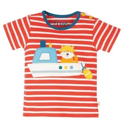 Frugi Frugi T-Shirt Hund im Boot – Produktbild 1 von 1