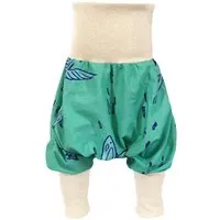 liebewicht liebewicht Yogahose weite Hose für Kinder "Fliegende Fische" türkis aus Biobaumwolle Gr.56-116, Green, – Produktbild 2 von 5