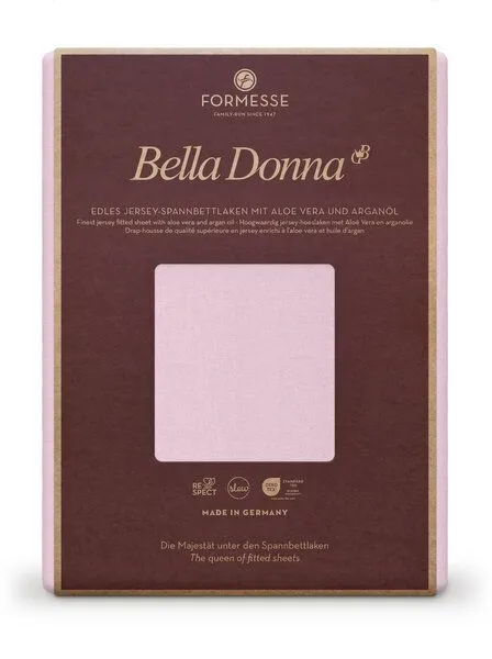 formesse formesse Bella Donna "La Piccola" Jersey Spannbettlaken für Topper bis 10 cm, Rose0566, – Produktbild 4 von 4