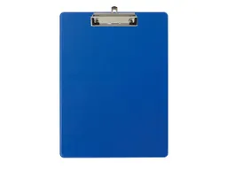 Exacompta 10 Exacompta Klemmbretter mit Hülle, DIN A4, Metallclip, blau – Produktbild 1 von 1