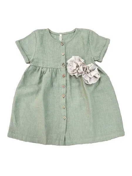 PETER JO PETER JO Kleid Beautie Flower, Olive, – Produktbild 1 von 4