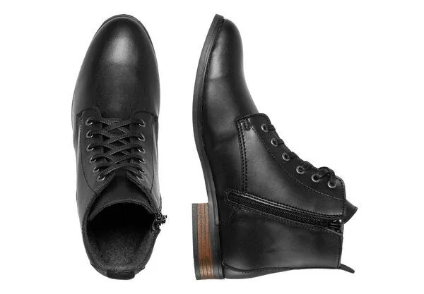 Fairticken Fairticken Vegane Stiefelette TOMAR mit Fütterung, Schwarz, – Produktbild 4 von 4