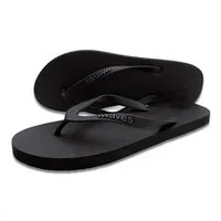 Waves WAVES Flip Flops - Zehentrenner 100 % Naturkautschuk, Schwarz, – Produktbild 1 von 1