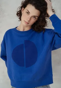 Kultgut Kultgut Artdesign - Biofair- Pulloversweater im Boxistyle / Blue Hour – Produktbild 1 von 1