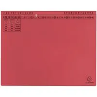 Exacompta 25 Exacompta Hängehefter "Exaflex Standard", 320 g/m², mit 1 Abheftvorrichtung, rot – Produktbild 1 von 1