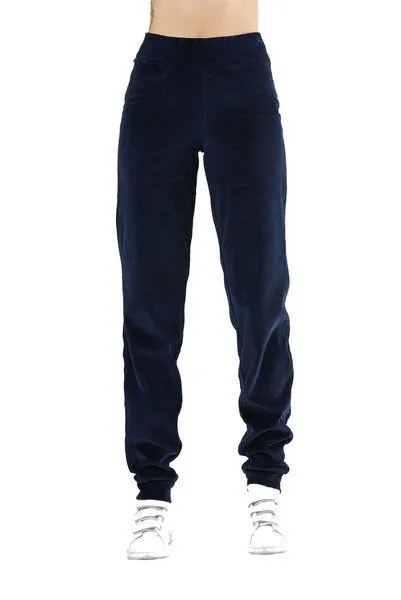 Leela Cotton Leela Cotton Damen Nicky Hose Bio-Baumwolle 1466, Nachtblau, – Produktbild 2 von 3
