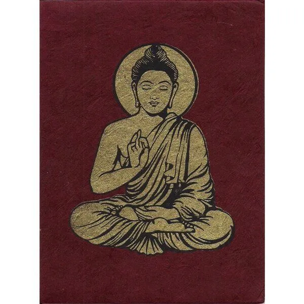 Just Be Just Be Briefkarte Buddha, Boreauxrot, – Produktbild 1 von 3
