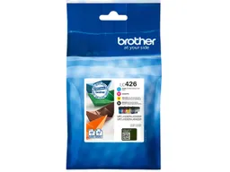 Brother 4er Set Brother Tintenpatronen LC-426BK/C/M/Y schwarz, cyan, magenta, gelb – Produktbild 1 von 1