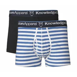 KnowledgeCotton Apparel KnowledgeCotton Apparel 2er Pack Bio Baumwoll Boxershort Mix – Produktbild 1 von 1