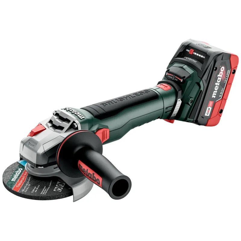 Metabo Metabo Akku-Winkelschleifer WB 18 LT BL 11-125 Quick, metaBOX 165 L, 18V 2x5.5Ah LiHD + ASC 145 – Produktbild 1 von 1