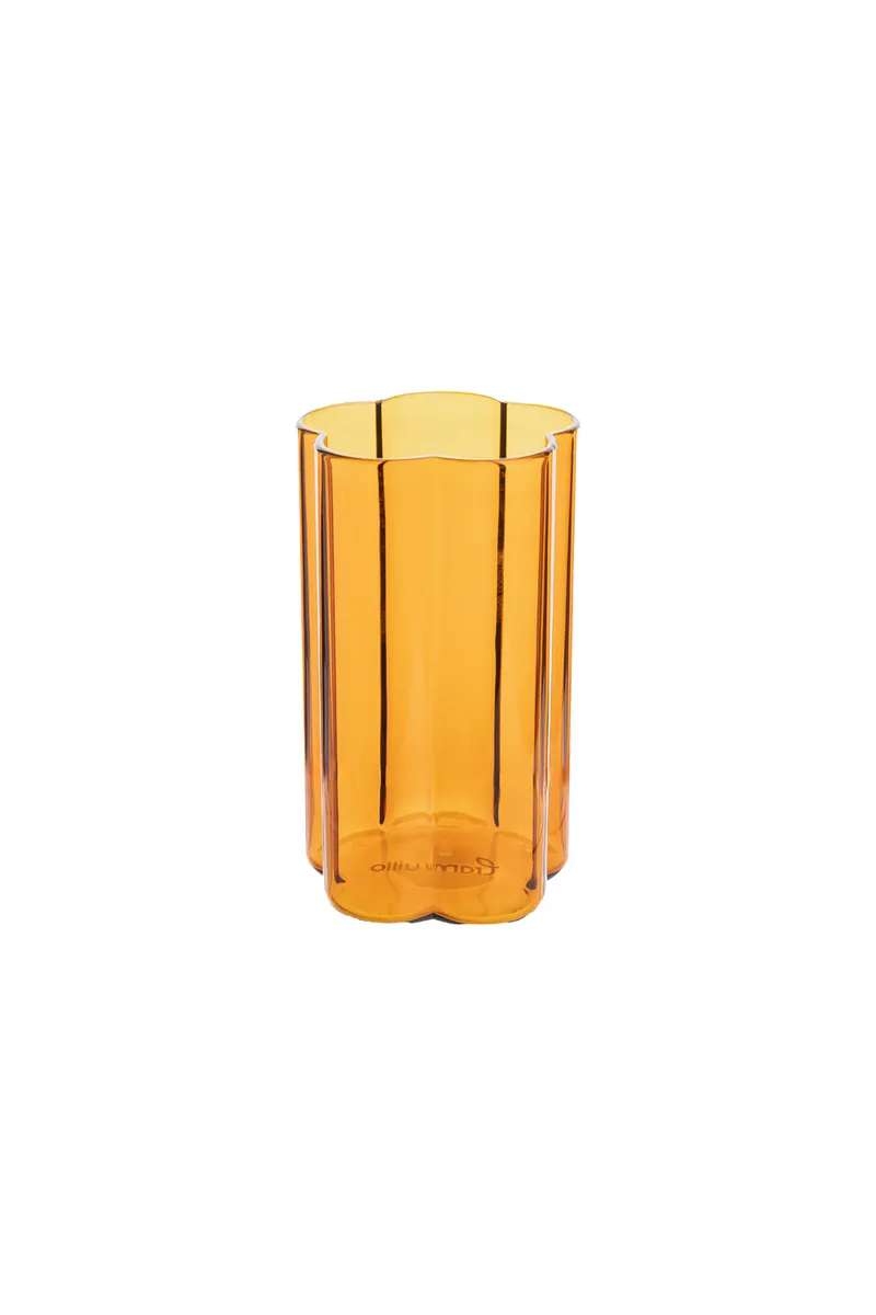 Tranquillo Vase RAIINBOW klein Orange – Borosilikatglas - orange – Produktbild 1 von 2
