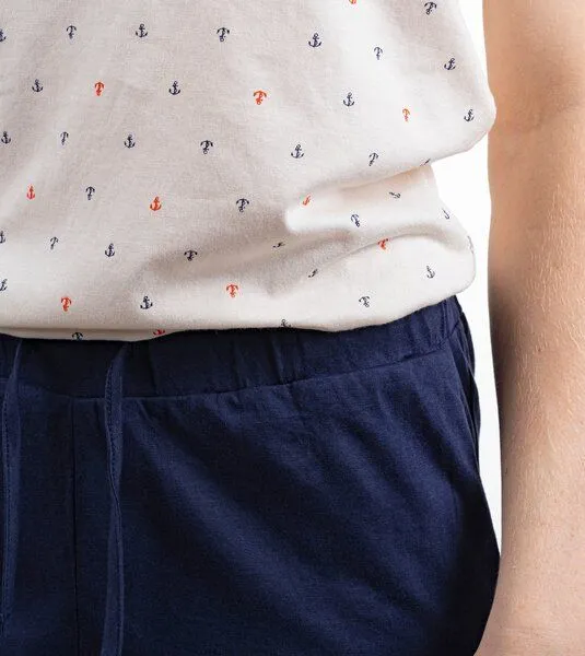 Gary Mash GARY MASH Kurzer Jumpsuit Madison Kleine Anker – Produktbild 3 von 4